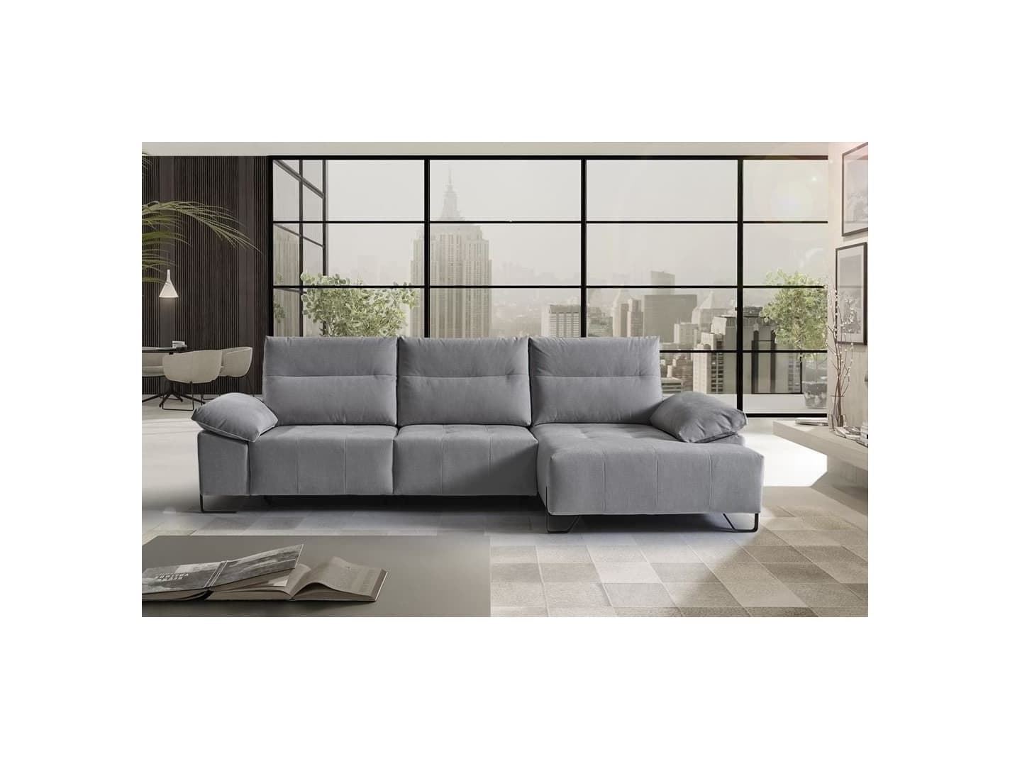 Sofa rinconera modelo Roma deslizante y reclinable
